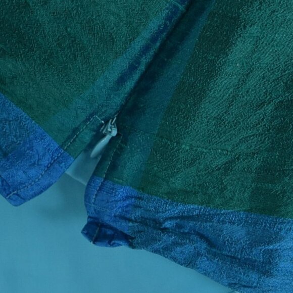 Talbots 100% Silk Tank Top 6 Jewel Tone Colorblock Preppy Mod Blouse - Picture 4 of 8